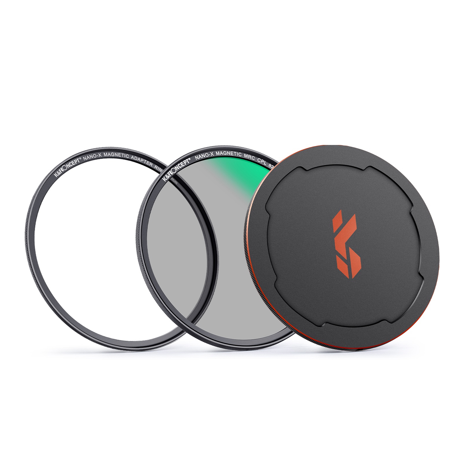 

k & F-konzept Magnetic HD Cpl-filter 82mm Nano-x-kamerafilter Mit Objektivkappe, Ringadapter Mehrschichtbeschichteter Filter Für Kameraobjektiv