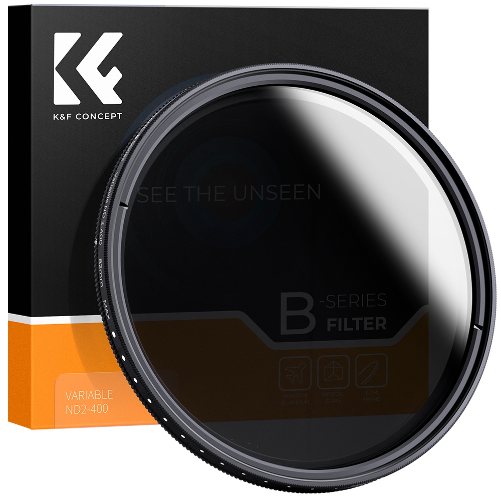 

k & F-konzept KF01.1114 ND Filter 82mm Variable ND2-ND400 Ultra-slim-neutraldichte Optische Glas Hd-kamera-objektivfilter Mit Reinigungsstoff