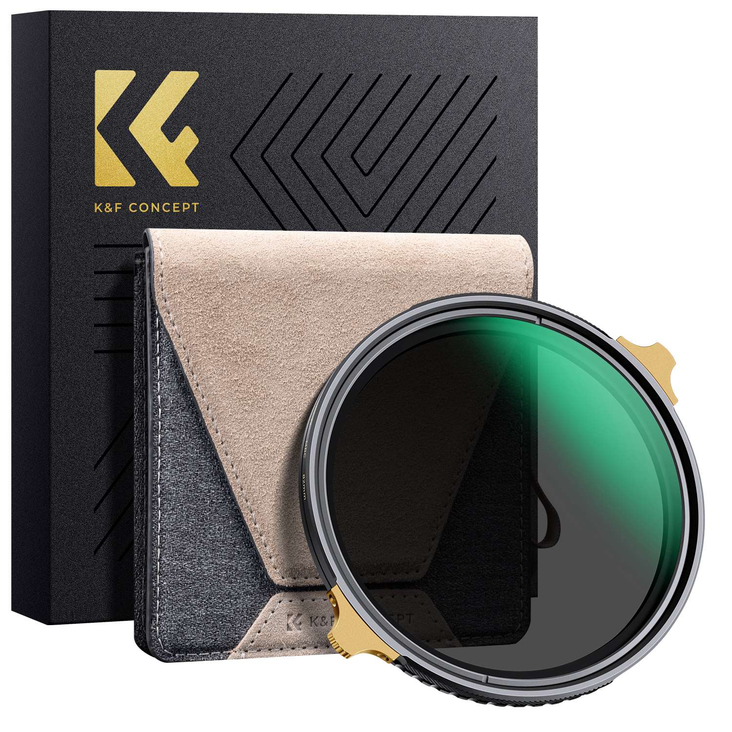 

k & f Concept Nano-X Pro Serie 82mm Messing Frame Variable ND2-32 Filter Wasserdicht