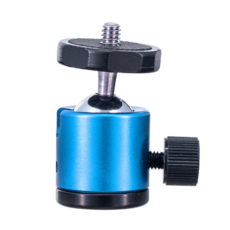 

Tripode Q29 Tête À Boule À Trois Trous À Trois Trous De 360 ​​degrés Rotative 1/4 "Support De Support De Plaque Pour Appareil Photo Stand De La Photographie - Bleu