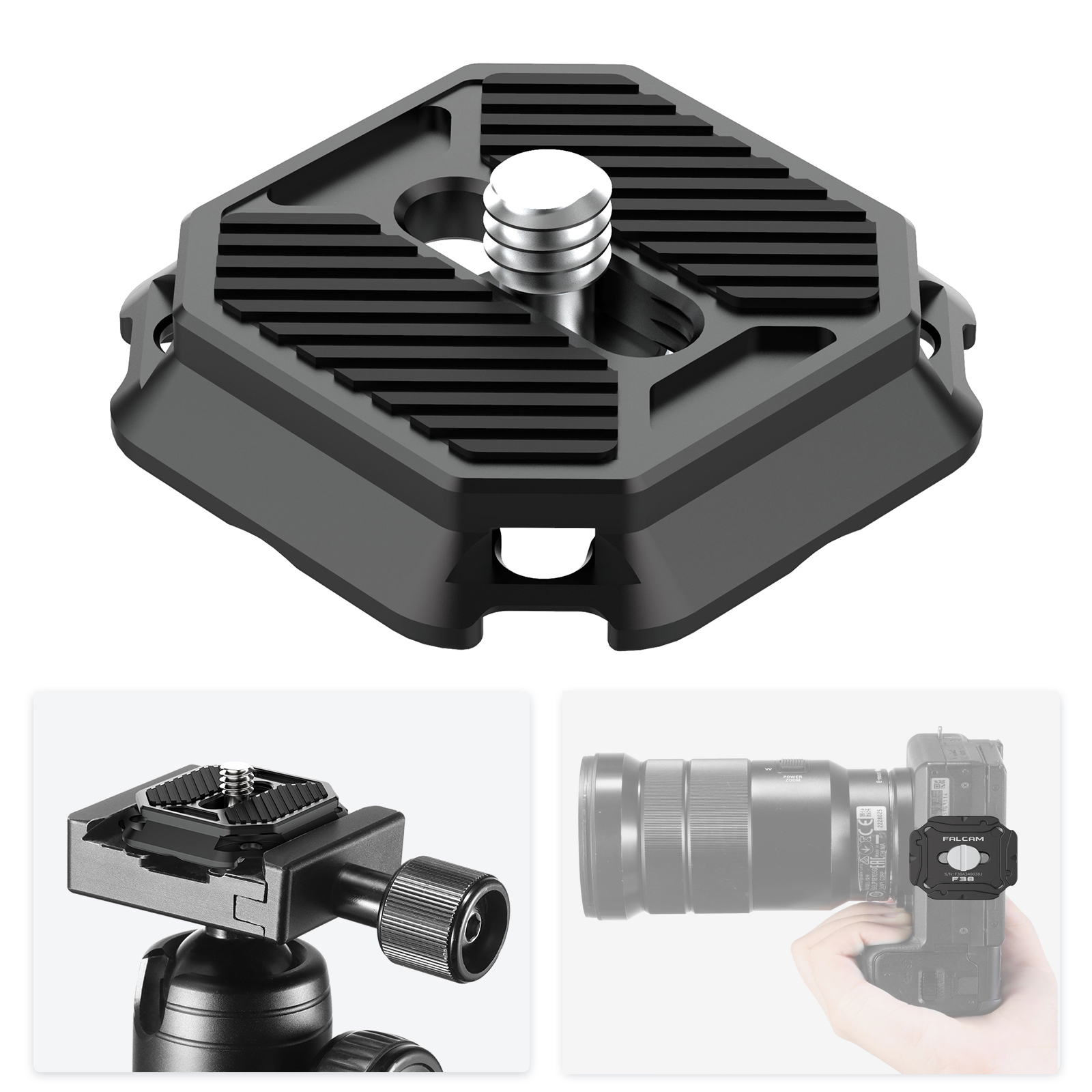 

Falcam 2269 F38 CNC Aluminiumlegierung Schnellfreisetzung Top Cap Cover Für Arca Swiss Plate Stative Mount