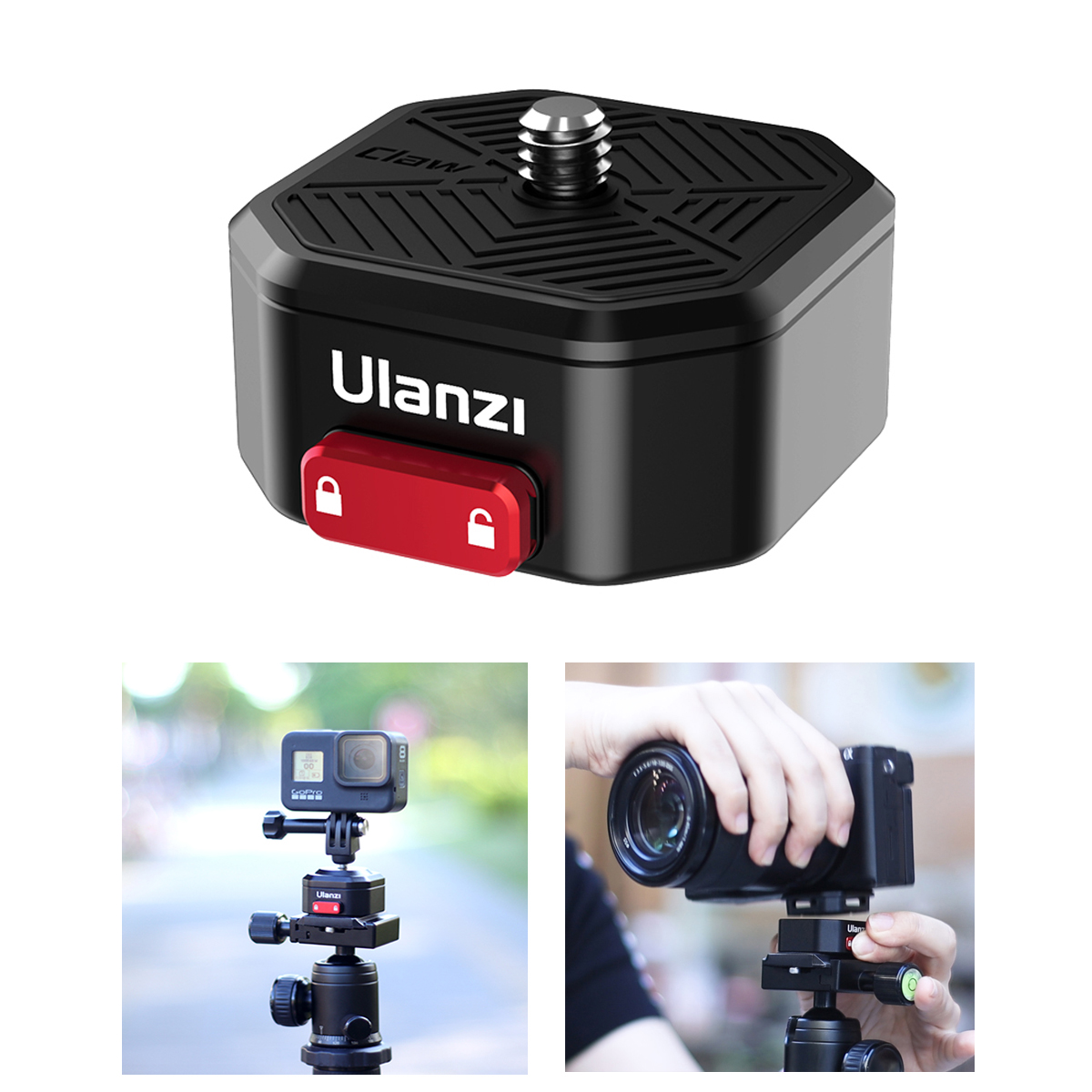 

Ulanzi 1905 Klauenkamera Stativ -mount -schnellfreisetzung Für DSLR MILC -stabilisator