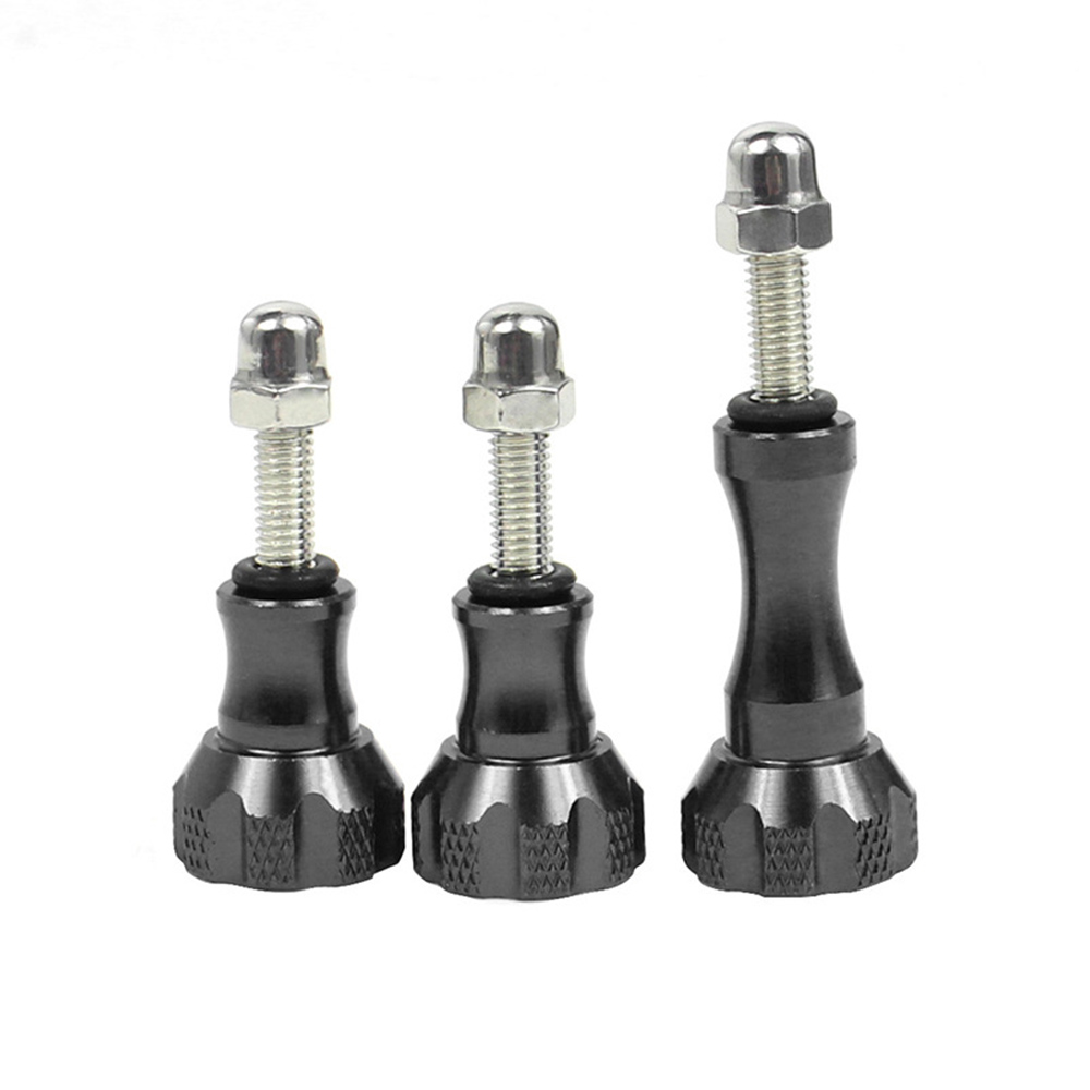 

F05818 3pcs / Packungsschraube CNC Aluminiumlegierung Schnellspanner Set Für Gopro-Kamera - Schwarz