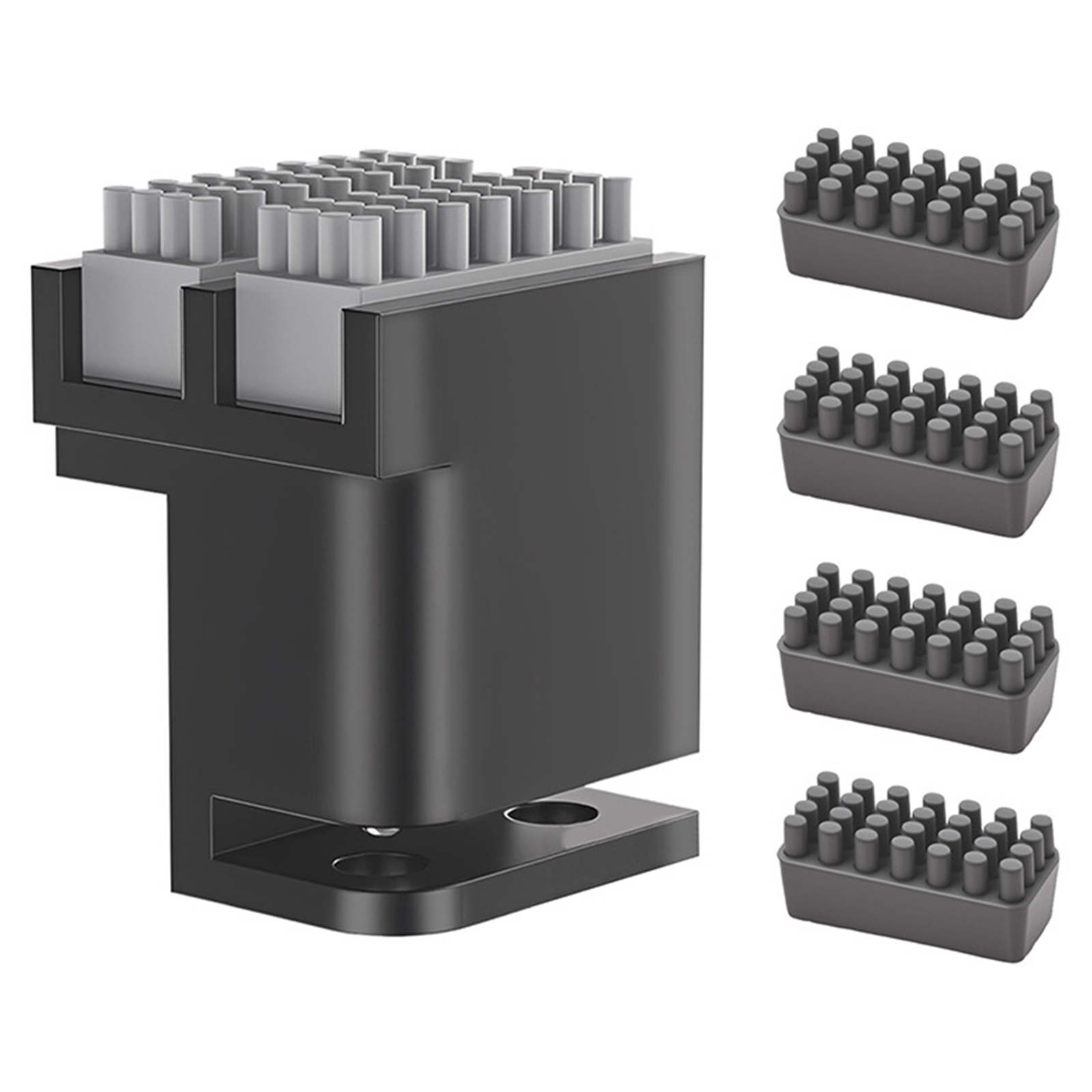 PRN260001 For Bambu Lab P1P  /  P1S  /  X1  /  X1C  /  X1E 3D Printer Metal Nozzle Bilateral Lightweight Cleaning Brush Kit