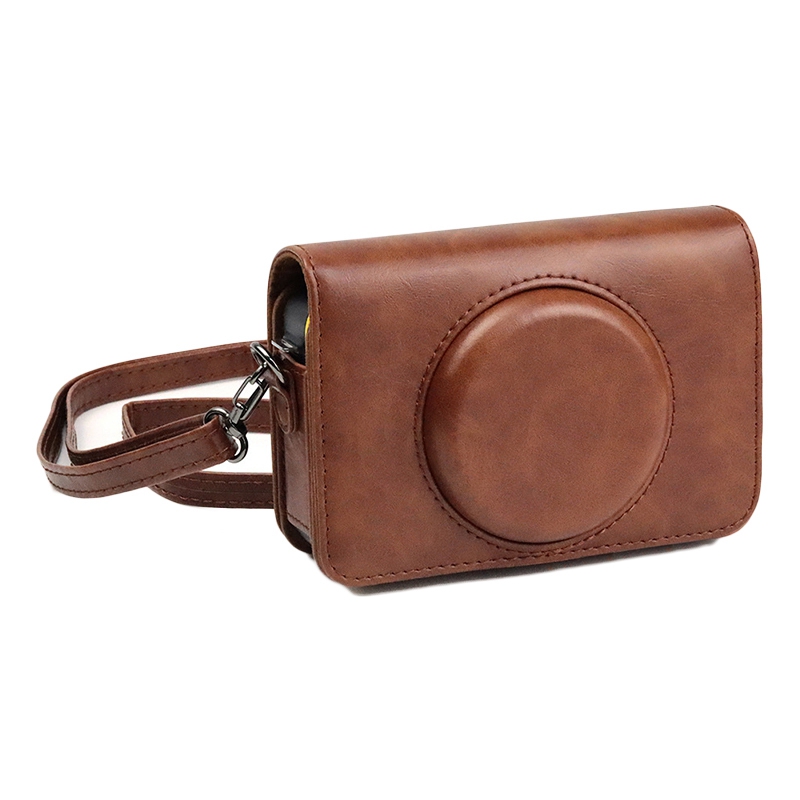 

Vintage PU Lederkamera Beutel Körperfall Für Kodak C210R Anti-kratzer Tragbarer Umhängetasche