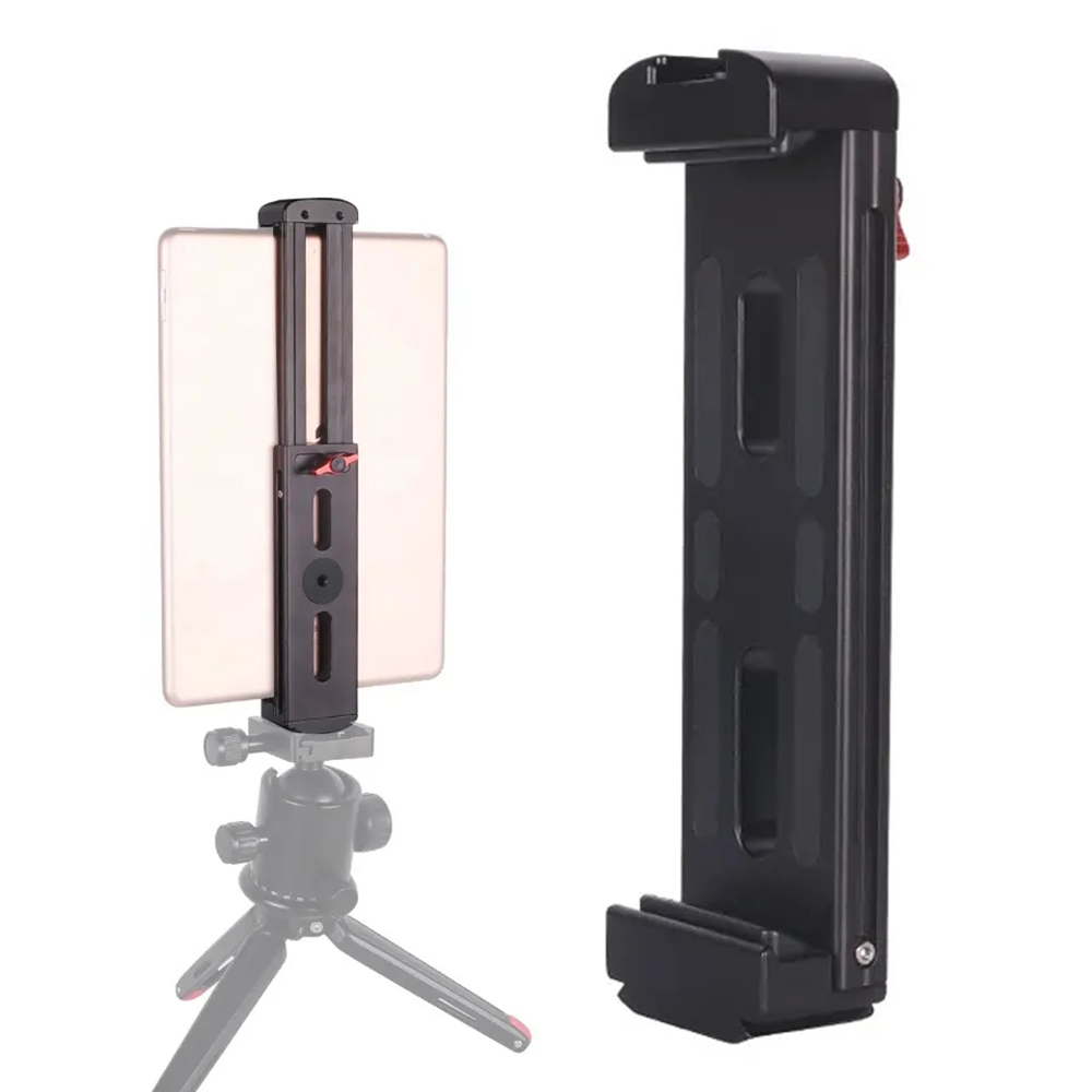 

Z024 Troatud Mount Mount Aluminum Aloy Mini Tabletterhalter Mit 1 / 4 "schraubensportkamerazubehör, Universal