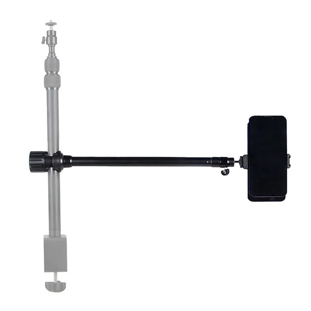 JMARY MT-21 Desktop Livestream Shooting Arm Aluminum Alloy Tripod Extension Rod