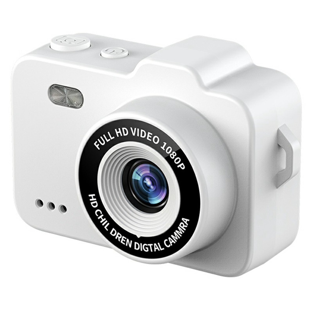 M8 Thumb Camera 0.96 Inch Screen LED Flash Night Vision Portable Mini HD Photo Video Recorder - White