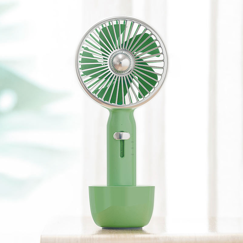 

XIAOMI YOUPIN Guildford Vintage Style Handheld Cooling Fan USB Rechargeable Desk Mini Fan - Green
