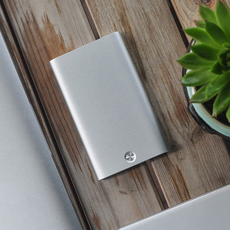 

XIAOMI YOUPIN MWCH01 Metal Cardcase Business Style Name Card Case Card Box Holder - Silver