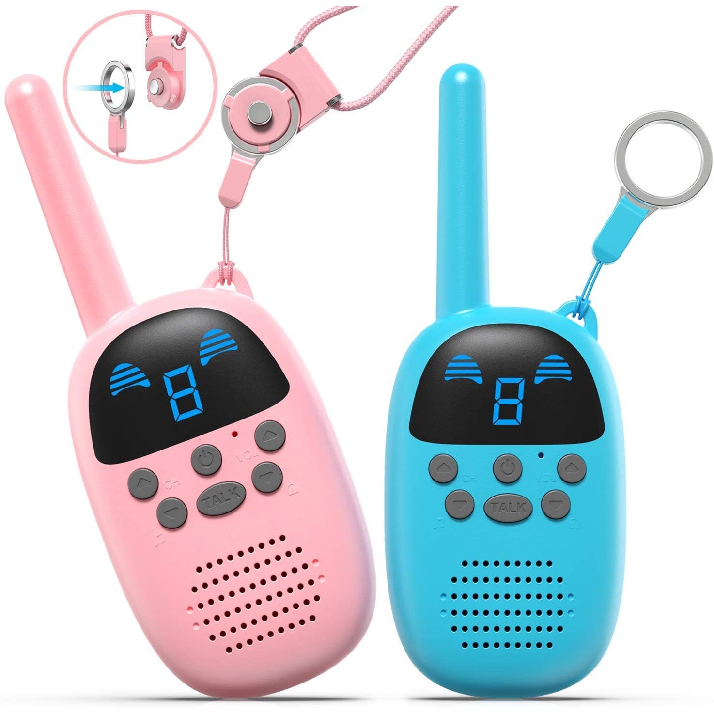 

GO100 Smart Wireless Call Long-distance Walkie Talkie Parent-child Interactive Toy - Blue / Pink