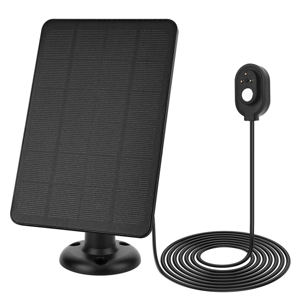 Solar Panel for Arlo Ultra 2 / Pro 3 / Ultra / Pro 5S Surveillance Camera Magnetic Charging Panel - Black