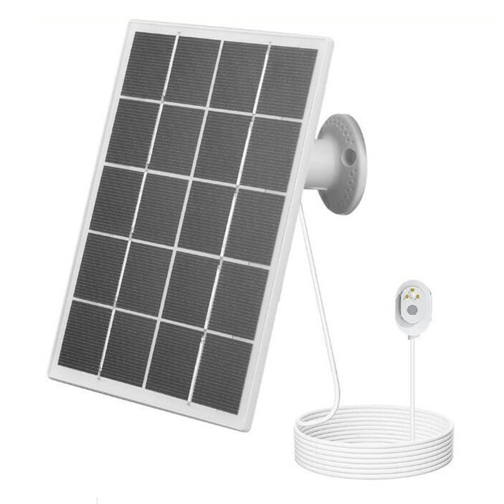 Solar Panel for Arlo Pro 4 / Ultra 2 / Pro 3 / Ultra / Pro 5S Security Camera Solar Charger - White