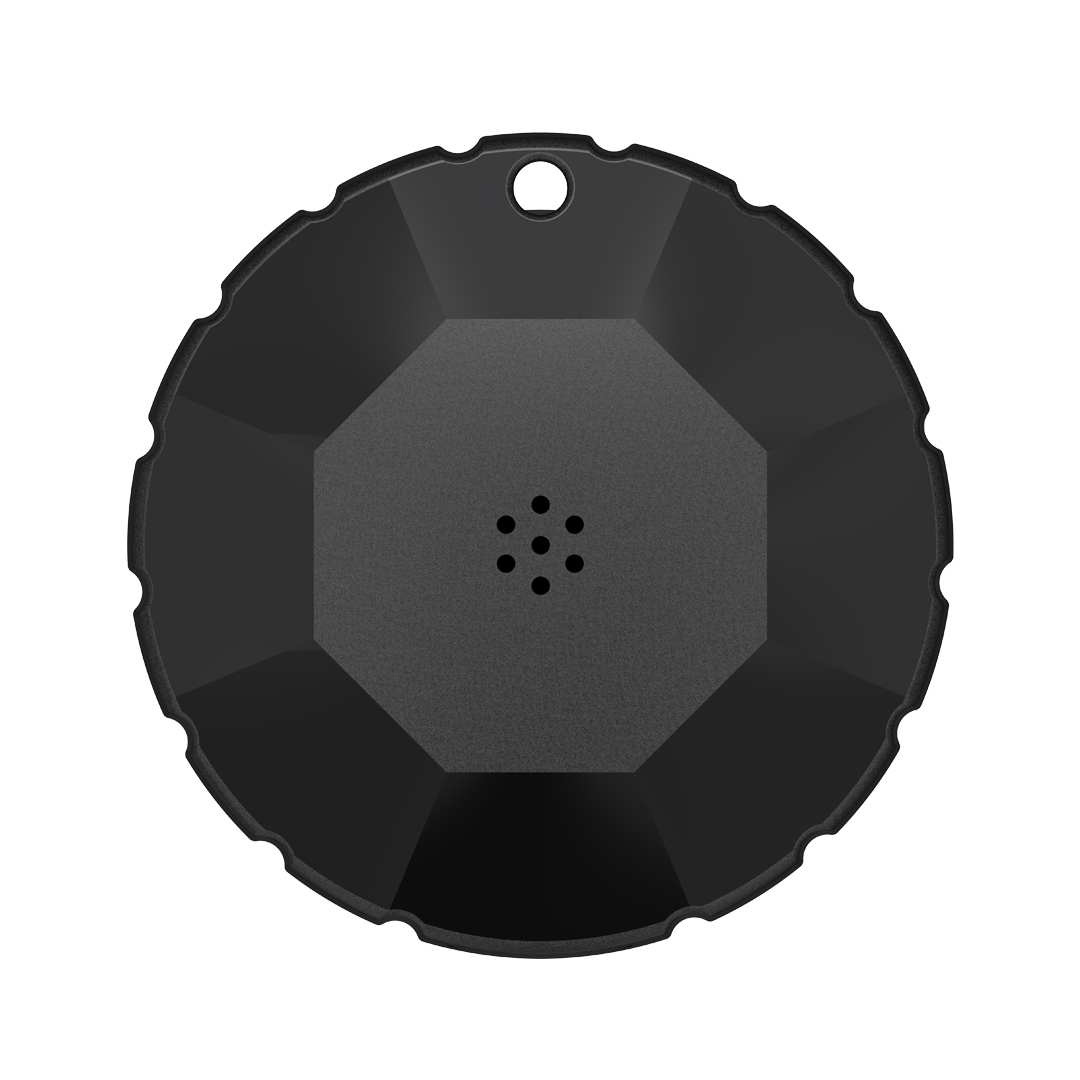 TX11 Smart Tracker for iOS Only, Anti-lost Device Global Key Wallet Item Finder - Black