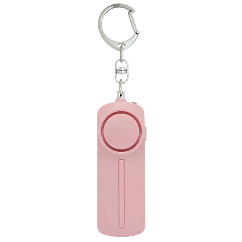 AF-9400 130dB Personal Alarm Self Defense Safety Keychain for Women Emergency Siren Built In LED Flashlight - Pink