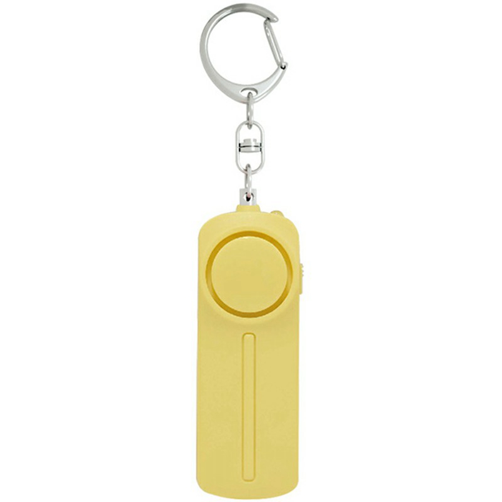 AF-9400 130dB Personal Alarm Self Defense Safety Keychain for Women Emergency Siren Built In LED Flashlight - Yellow