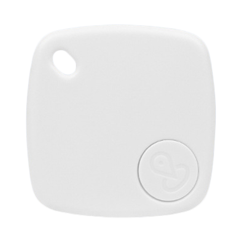 F2 Key Finder and Item Locator Work with Apple Find My 365 Days Battery Life Smart Tag for iOS Android - White
