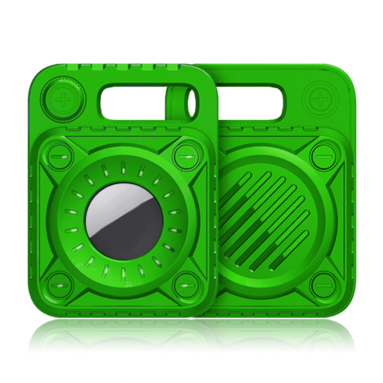 

Punk Style TPU Cover Case for Apple AirTag - Green, AirTag