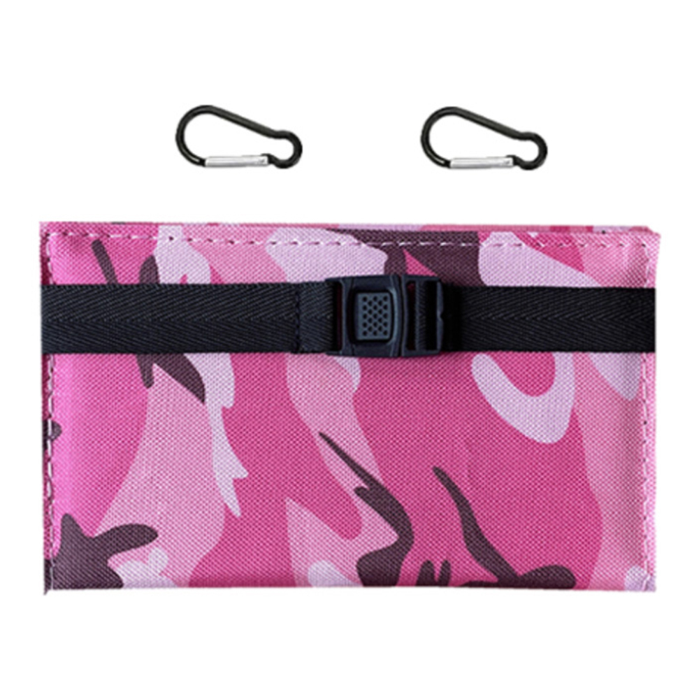 20W 4 Folds Portable Solar Panel Charger Pack IP65 Waterproof Foldable Outdoor Emergency Power Bank  - Pink