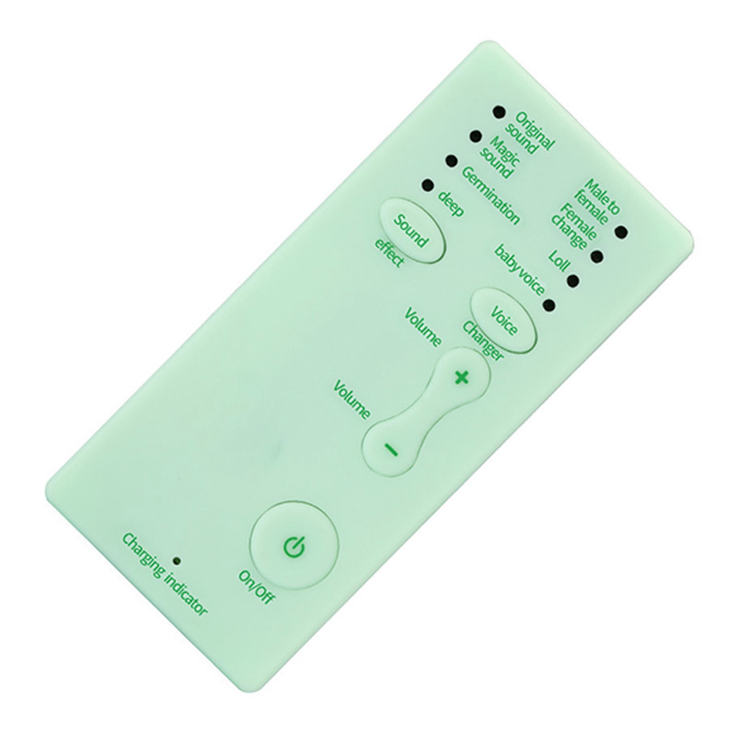 

M1 Sound Card Changer Tragbarer Mini -sprachwechsler Für Live -streaming, Gaming - Grün