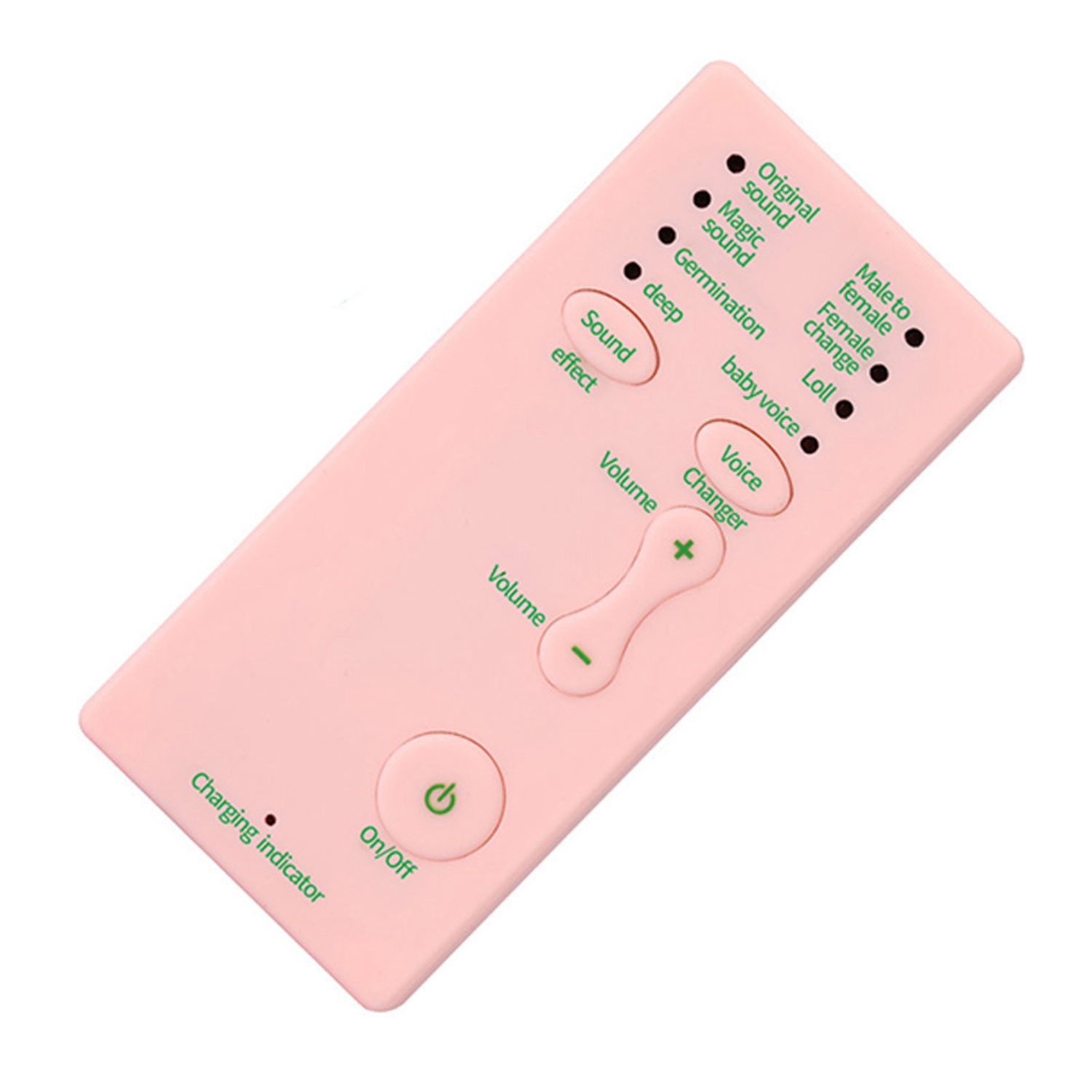 

M1 Sound Card Changer Tragbarer Mini -sprachwechsler Für Live -streaming, Gaming - Rosa
