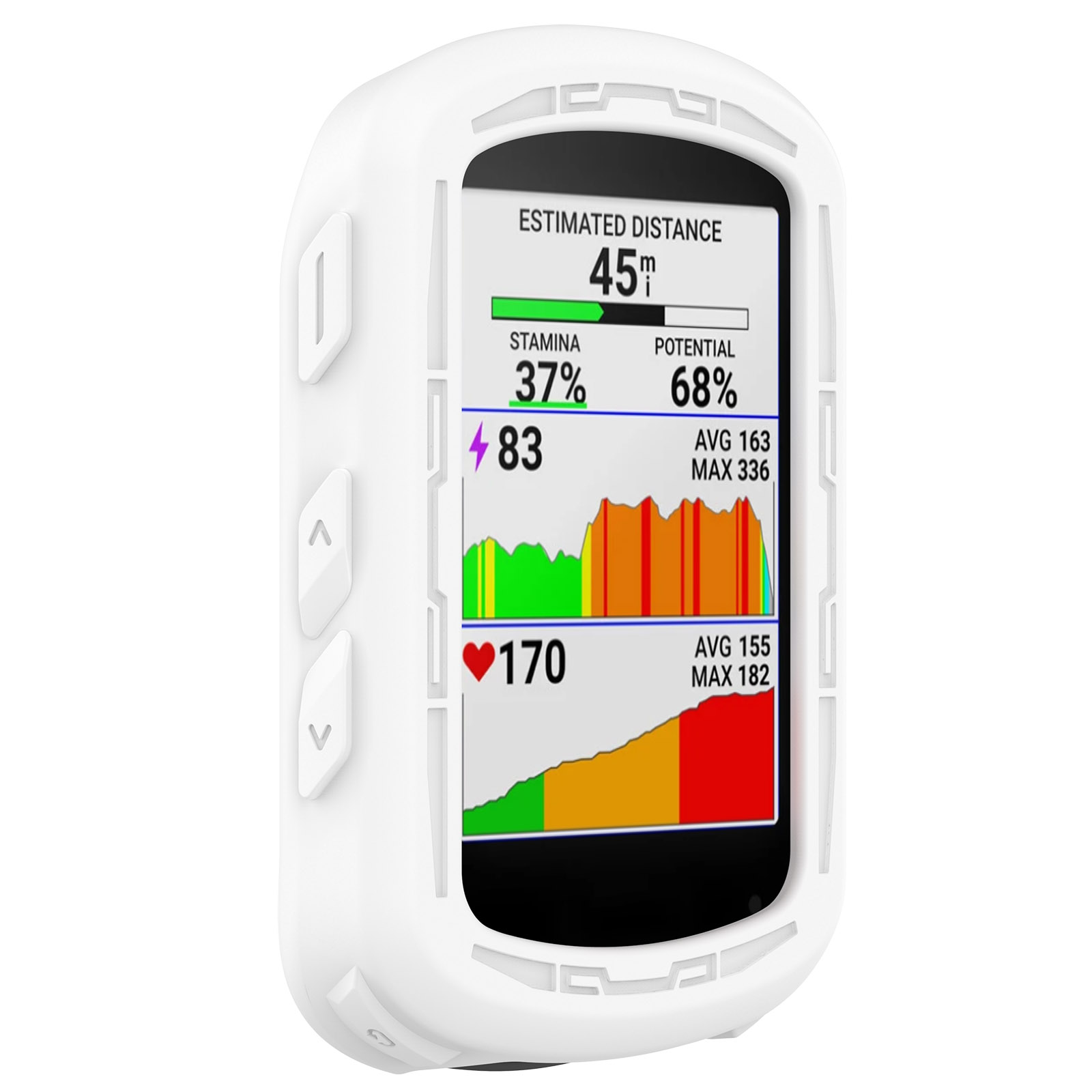 

Für Garmin Edge 840 / 540 Fahrradcomputerschutzabdeckung Weiches Silikon-anti-drop-gehäuse - Weiss