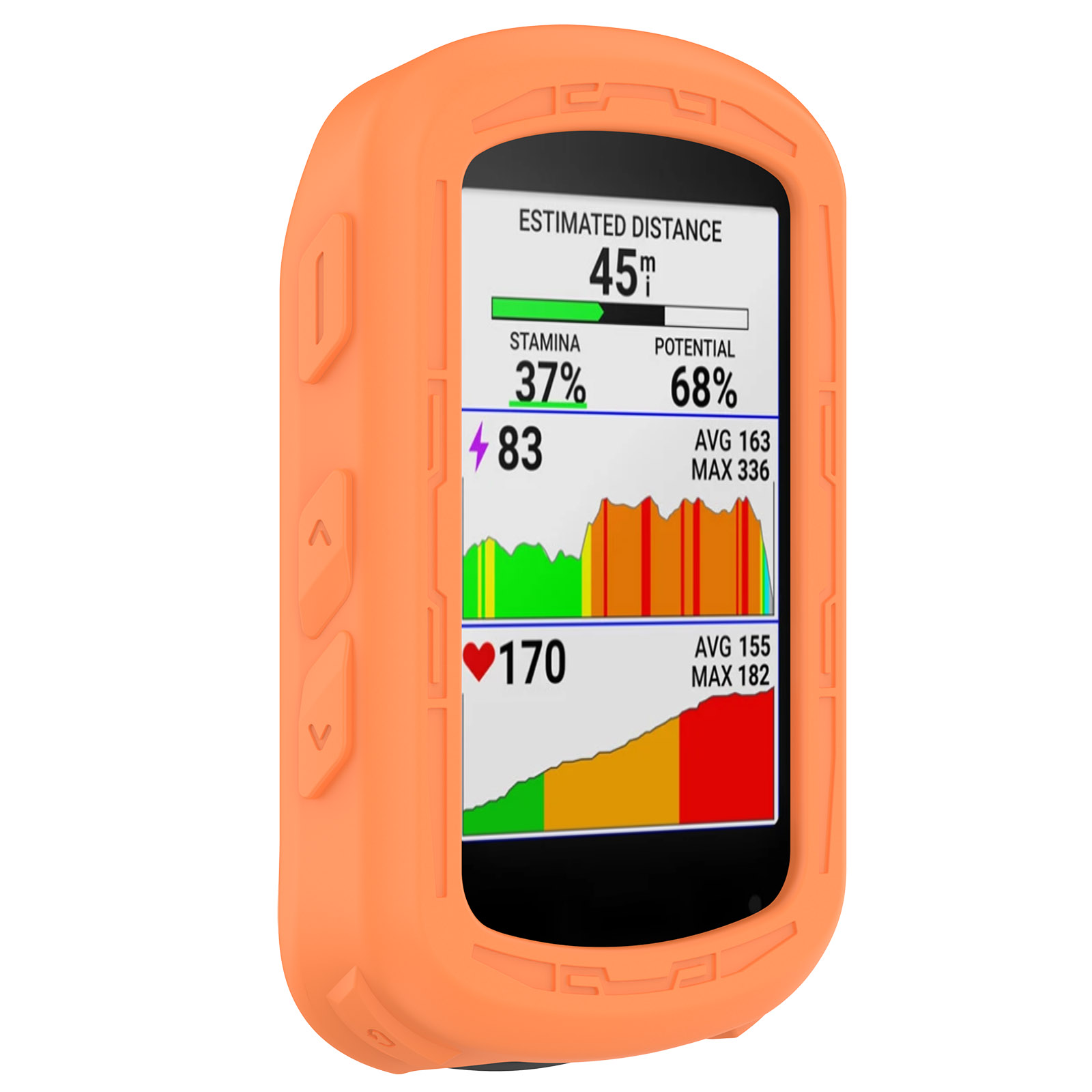 

Für Garmin Edge 840 / 540 Fahrradcomputerschutzabdeckung Weiches Silikon-anti-drop-gehäuse - Orange