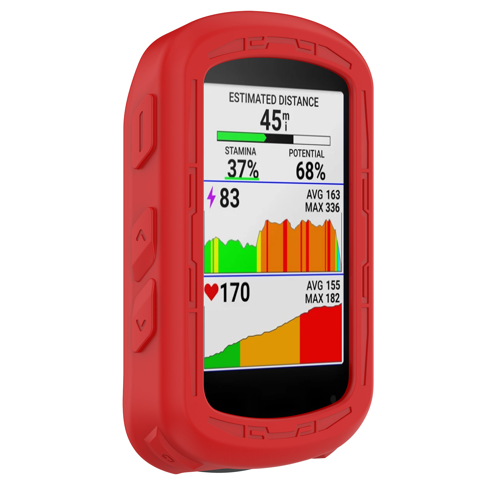 

Für Garmin Edge 840 / 540 Fahrradcomputerschutzabdeckung Weiches Silikon-anti-drop-gehäuse - Rot