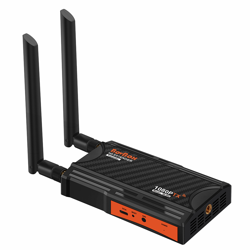 

BOVBOX 009 HD -video -sender -empfänger Wireless Bildschirm Casting Wifi 5.8 Wireless Display Dongle Adapter - EU -stecker