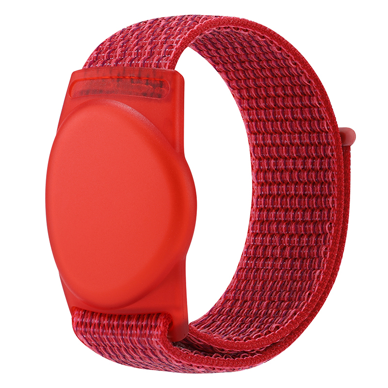 

Schutzhülle Für Huawei -tag Bluetooth Tracker -halter TPU -abdeckung Mit Nylon -armbandarmband - Rot