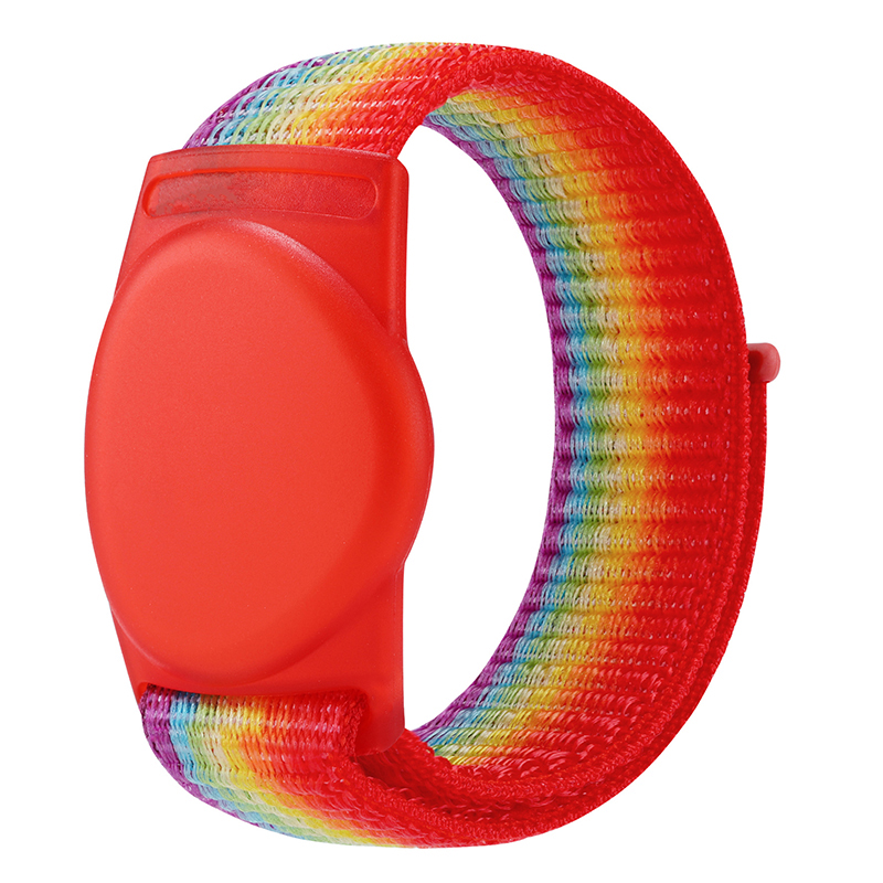 

Schutzhülle Für Huawei -tag Bluetooth Tracker -halter TPU -abdeckung Mit Nylon -armbandarmband - Regenbogen