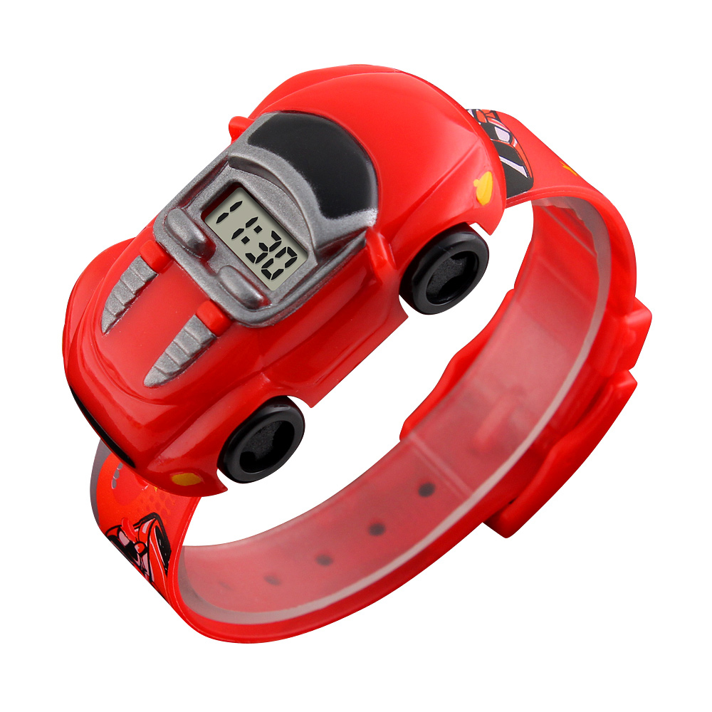

Skmei 1241 Fashion Car Design Children Army Watch Student Electronic Watch - Rot