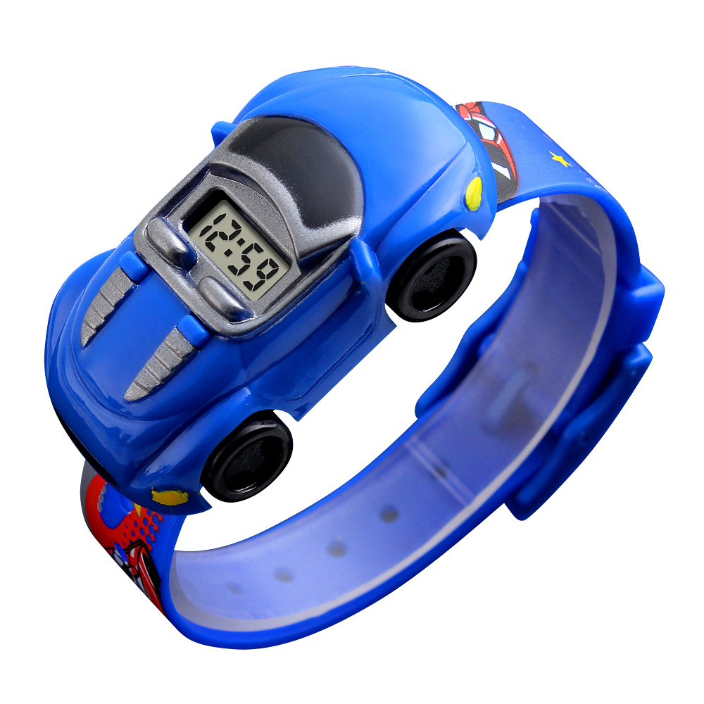

Skmei 1241 Fashion Car Design Children Army Watch Student Electronic Watch - Dunkelblau