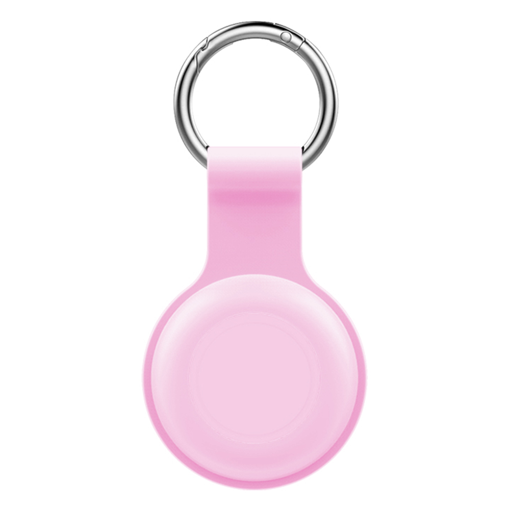 

Silikongehäuse Für Apple Airtag Bluetooth Tracker Protektorhülle Anti-Lost Pet Locator Deckung Mit Schnalle - Rosa, AirTag