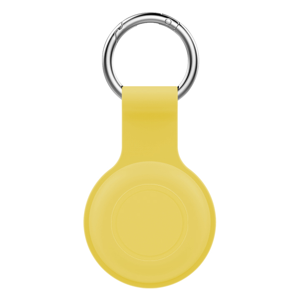 

Silikongehäuse Für Apple Airtag Bluetooth Tracker Protektorhülle Anti-Lost Pet Locator Deckung Mit Schnalle - Gelb, AirTag