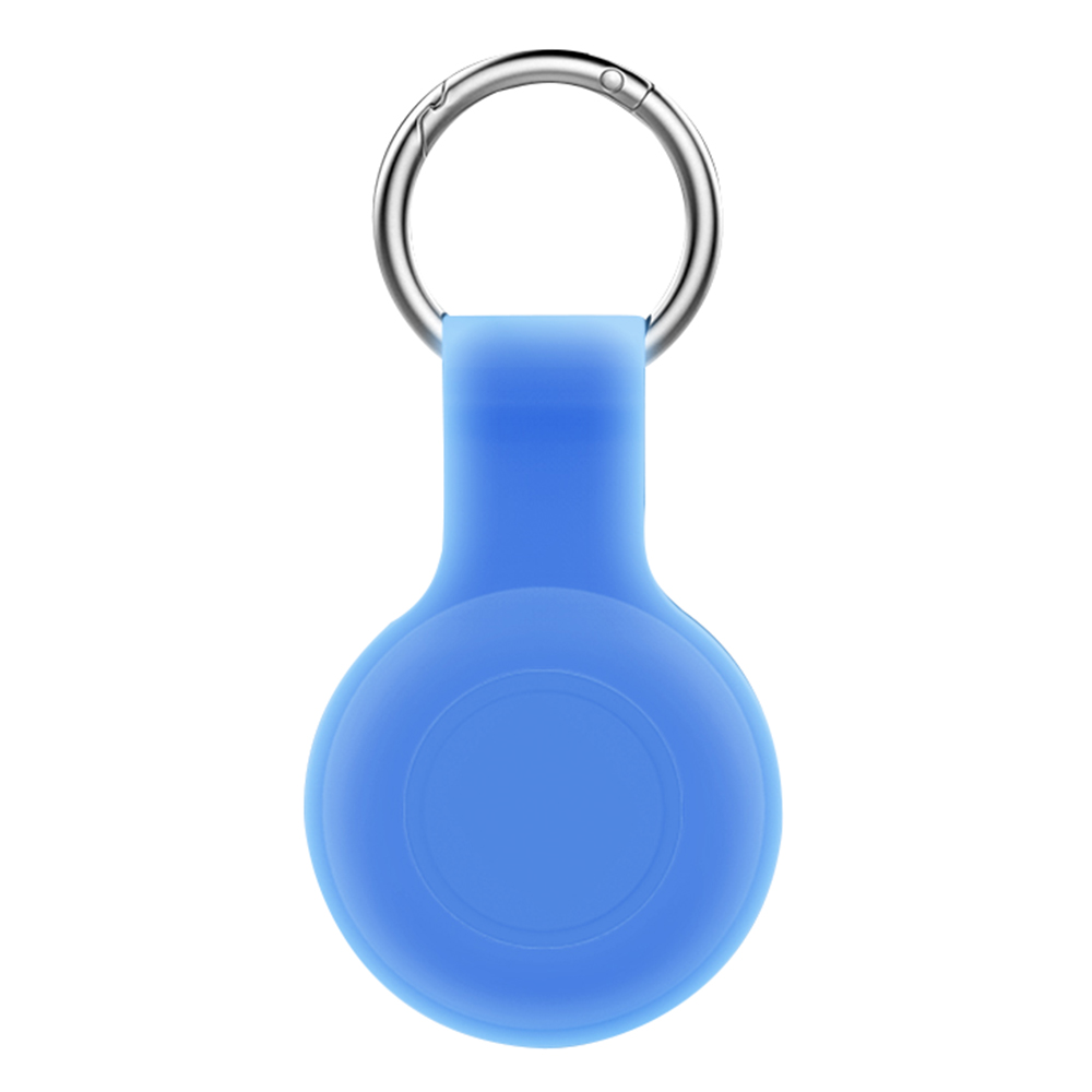 

Silikongehäuse Für Apple Airtag Bluetooth Tracker Protektorhülle Anti-Lost Pet Locator Deckung Mit Schnalle - Leuchtend Blau, AirTag