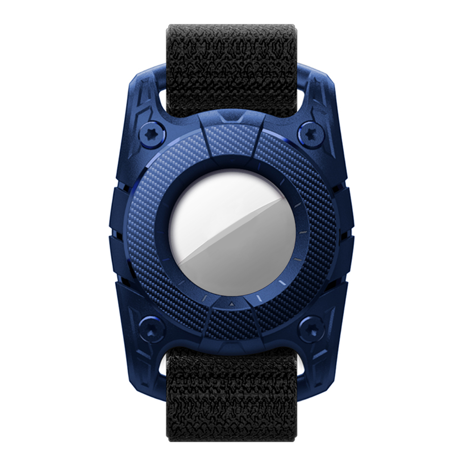 

IP67 Wasserdichtes Gehäuse Für Airtag Bluetooth-tracker Anti-kratzer-tpu + Pc-lokator-schutzabdeckung - Dunkelblau, AirTag
