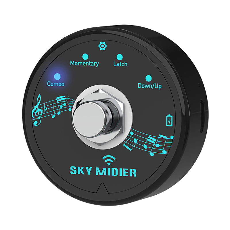 SM-1 MIDI Foot Controller USB Musical Software Multi-Effects Mini Wireless Transmission System