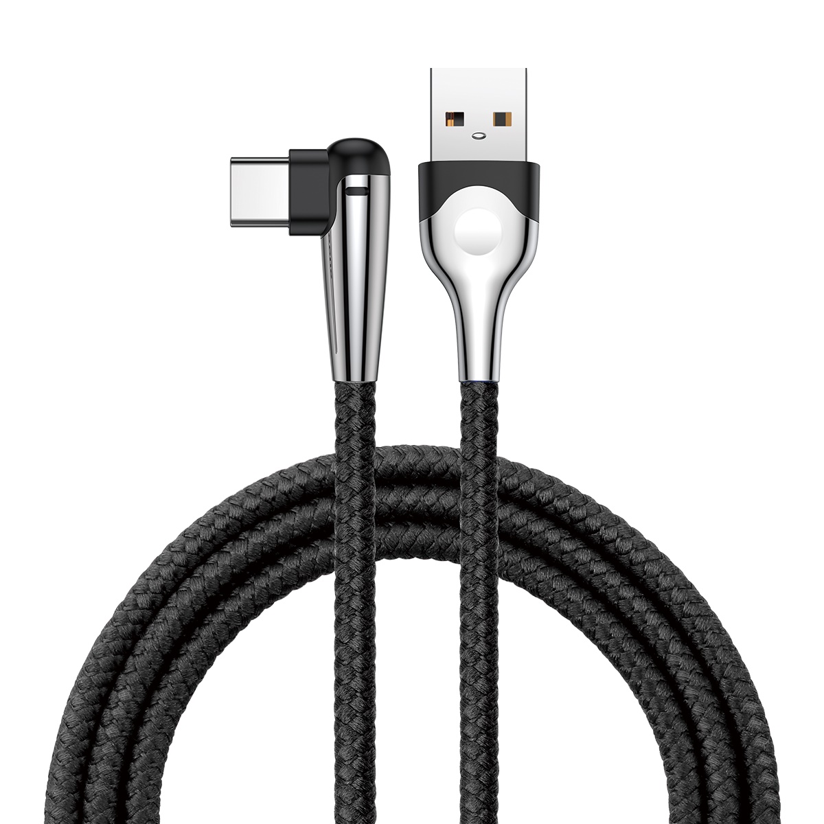 

BASEUS 1M MVP Elbow 3A Fast Charging Right Angle 90-Degree Type-C Data Cable - Black, iPhone 12 mini