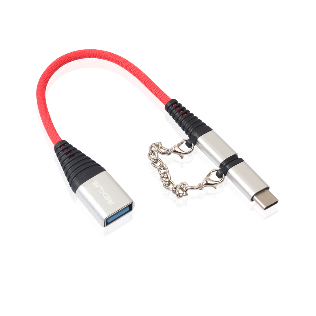 

0,2 М 2-в-1 Микро USB + Тип-С Кабель Передачи Данных OTG Для Samsung Huawei И Т. Д. - Серебро, iPhone 12 mini