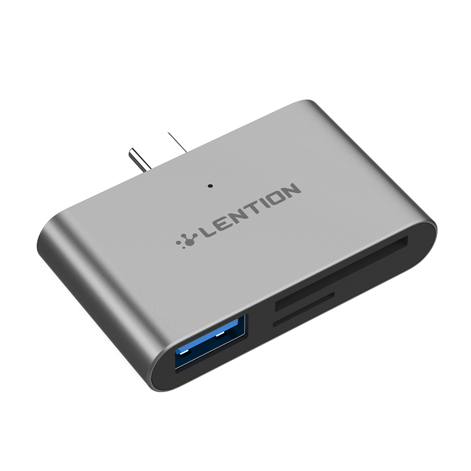 

Lentier CS15 USB-C zu USB 3.0 Hochgeschwindigkeitssynchronisierungsübertragung 256G Sd/tf-kartenleser-konverter