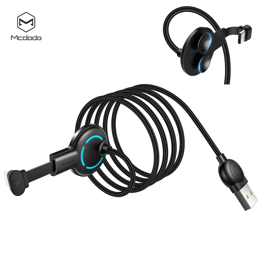 

MCDODO 2M CA-5961 Type-C Black Gaming Charging Data Sync Cable, iPhone 12 mini
