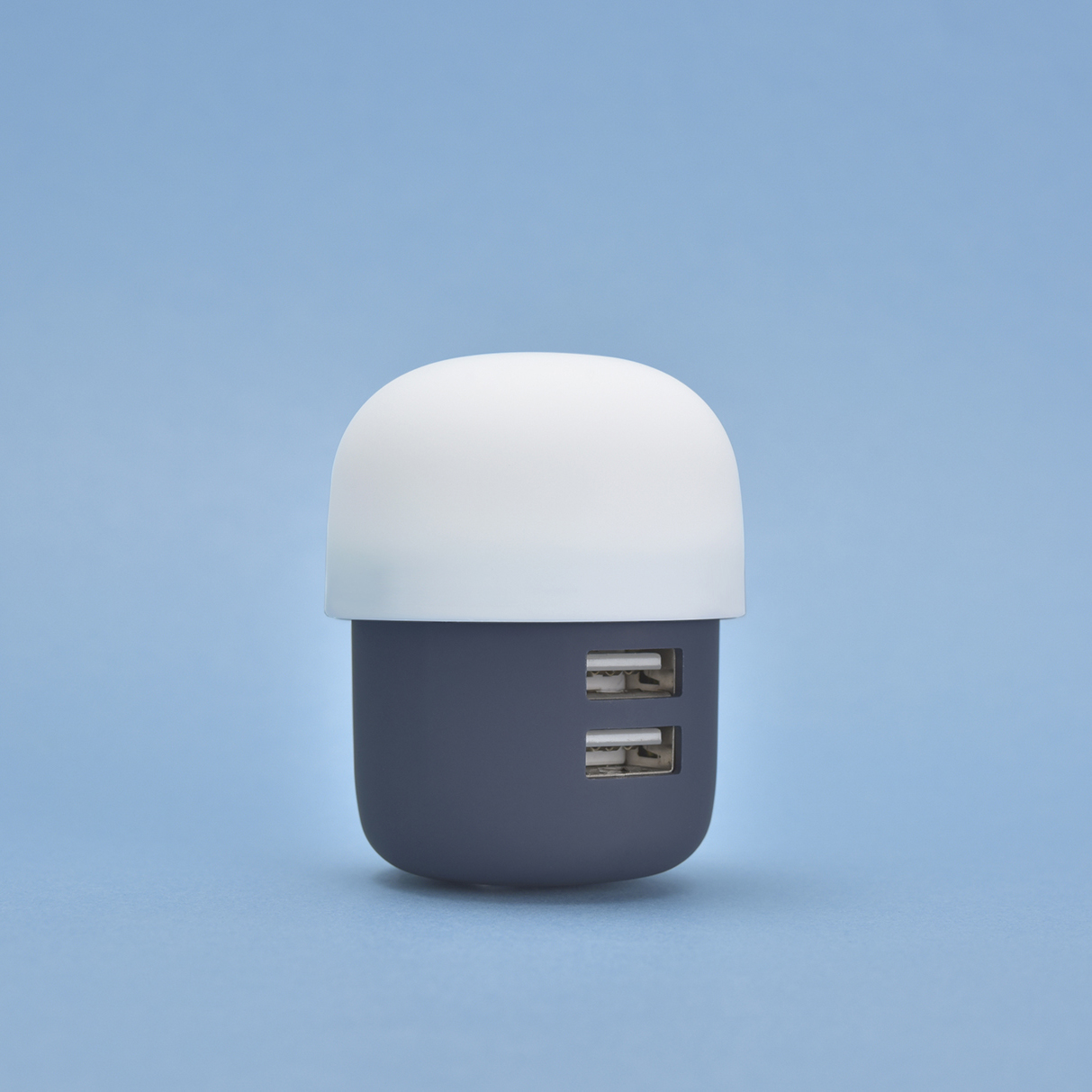 

ICARER FAMILY Shimmer Mushroom Adapter Hub Dock Lamp Charger - Dark Blue