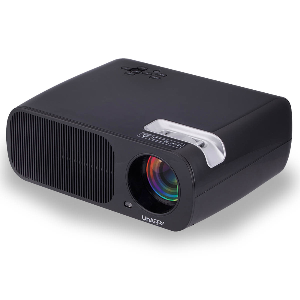 

UHAPPY U20 Pro 2600LM 1080P Home Theater 800x480 Mini Projector - Black