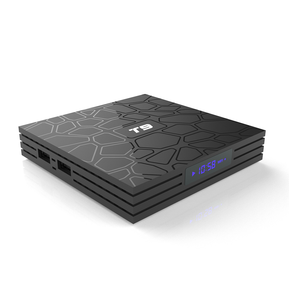 

T9 RK3328 4G + 64G 4K TV Box Android 8.1 2.4G / 5.8G Wifi Bluetooth 4.0 - Разъем AU