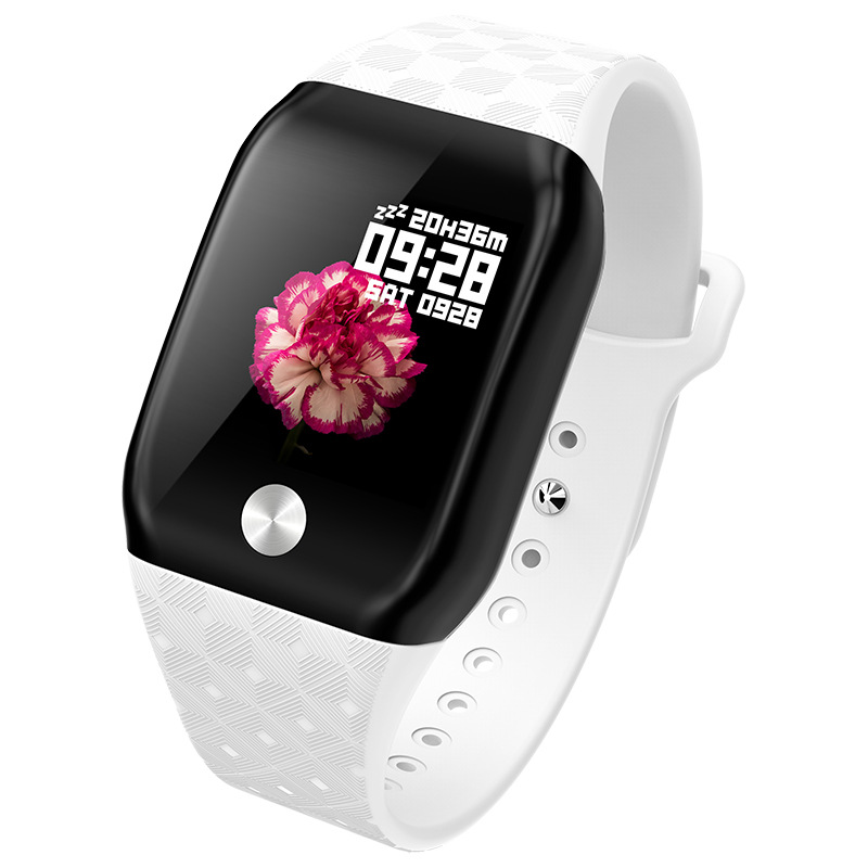 

B59 Fitness Tracker Smart Band Watch Bracelet Wristband Blood Pressure Heart Rate Monitoring - White