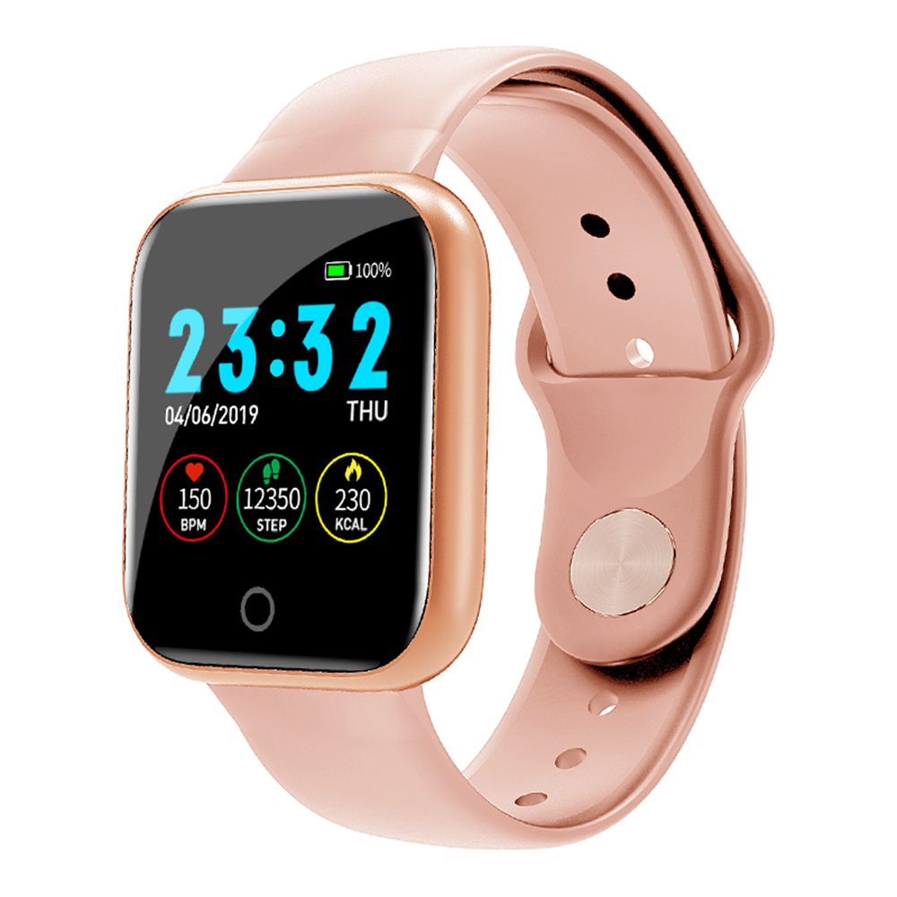 

I5 Smart Bractelet 1.33-дюймовый Запястье Экрана Сон Спящий Монитор Браслет Bluetooth Fitness Tracker Для Android / IOS - Розовый