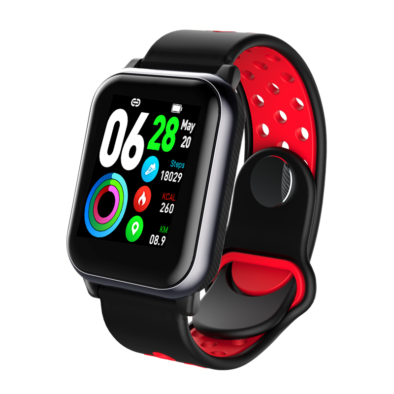 

LEMONDA C9 1.3-inch TFT Color Screen Health Monitoring Smart Watch - Red