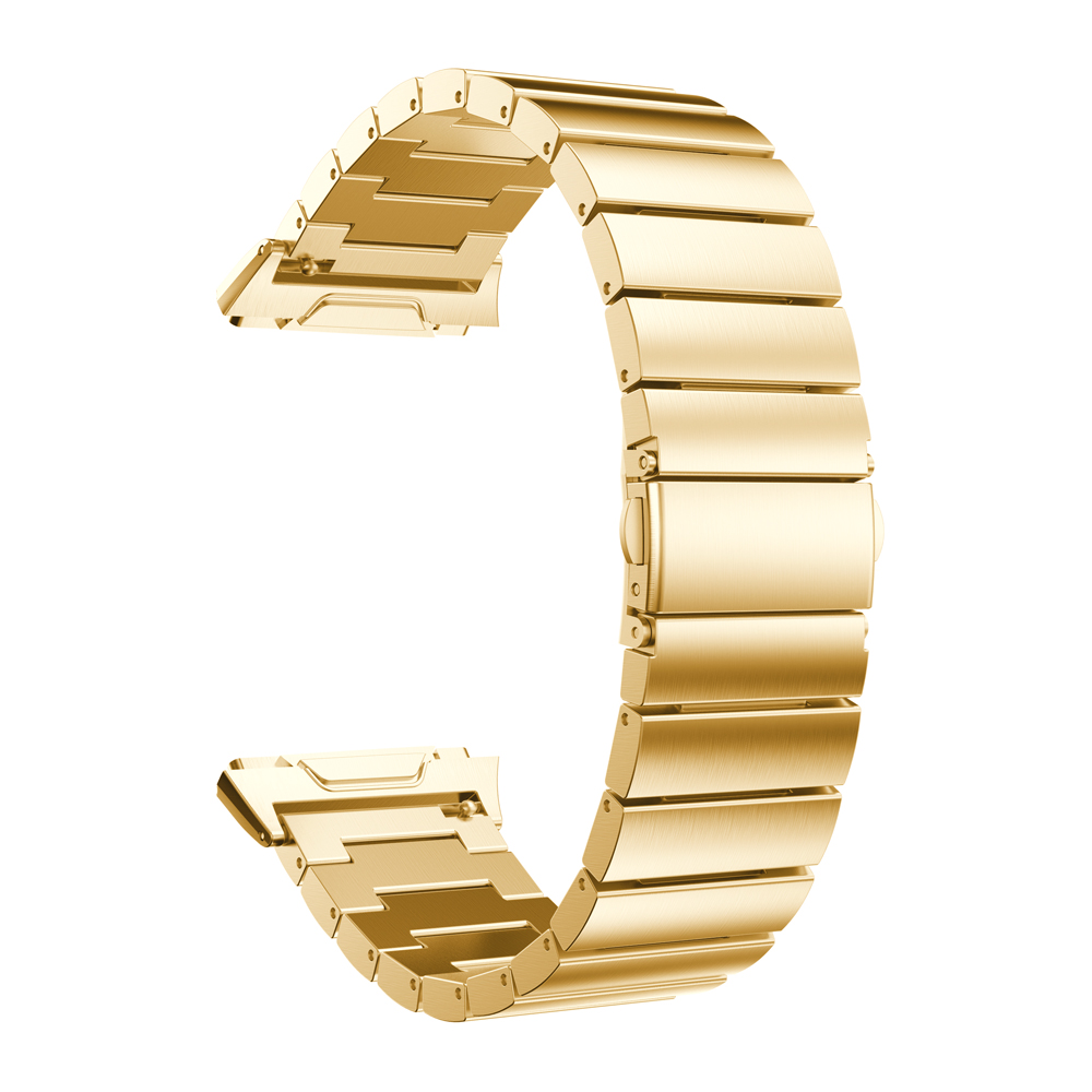 

For Fibit Ionic 316 Stainless Steel Solid Link Watch Band Strap Bracelet Replacement - Gold Color, Other Phone Models