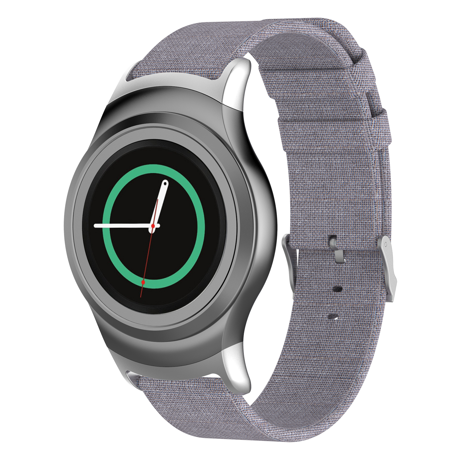

Canvas Metal Пряжка Часы Ремень Для Samsung Gear S2 R720 / R730 - Светло-серый, Gear S2